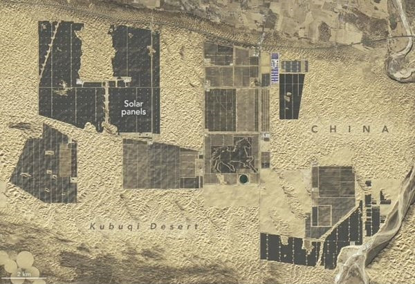 Hình ảnh dự án &quot;Vạn Lý Trường Thành Mặt Trời&quot; do NASA cung cấp.