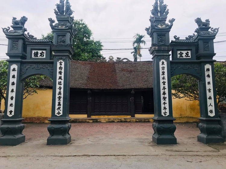 Di tích kiến trúc nghệ thuật Đình Đại Hạnh. Ảnh: Báo Điện tử Chính Phủ.