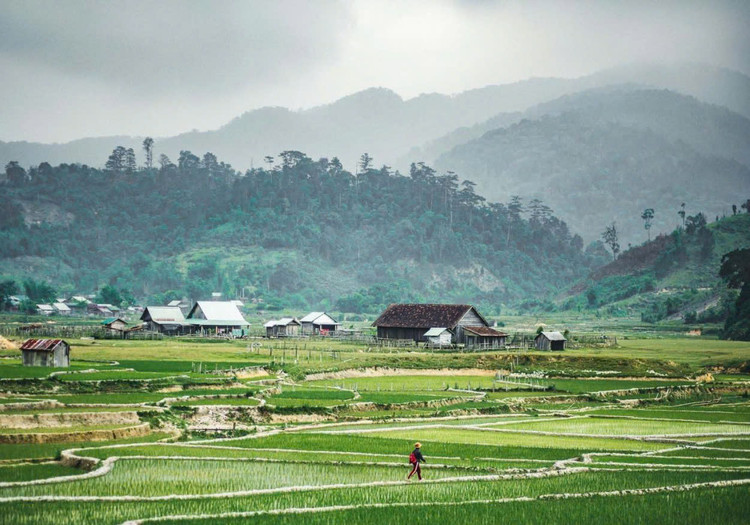 Tu Mơ Rông yên bình. Ảnh: Đô Đô.