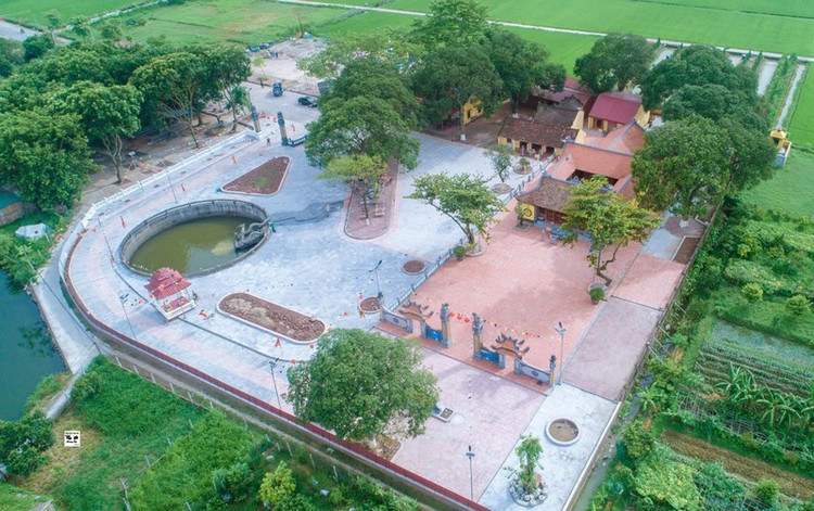 Quần thể di tích lịch sử Quốc gia Đền Đươi sau trùng tu. Ảnh: Quang Tiệp/Cổng Thông tin điện tử Đảng bộ Tỉnh Hải Dương.