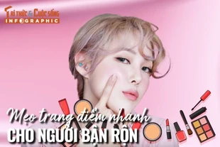 [INFOGRAPHIC] Mẹo trang điểm cho người bận rộ