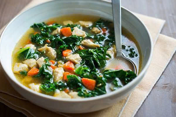 Canh cải xoăn. Ảnh minh họa