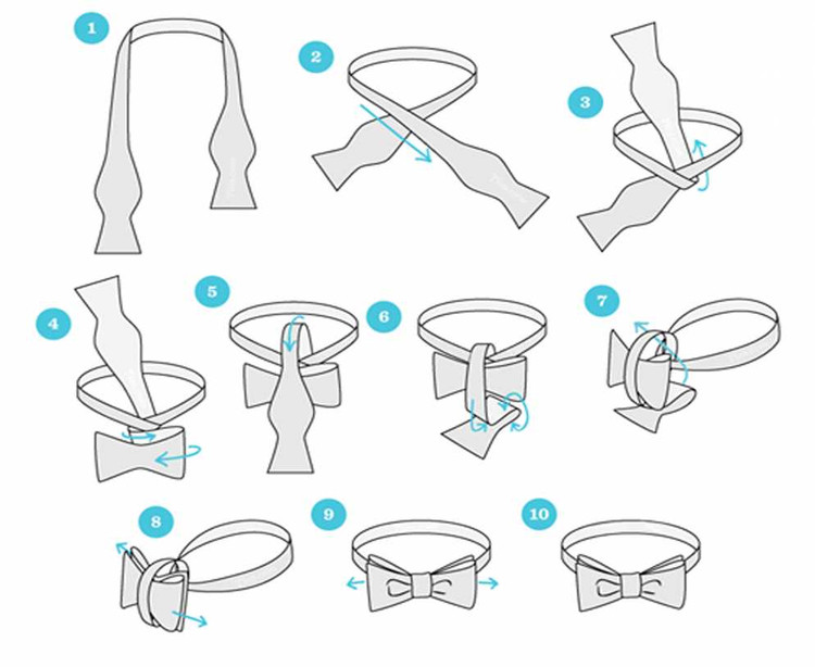 Thắt cà vạt nữ Hàn Quốc hình nơ. Ảnh Shoppe