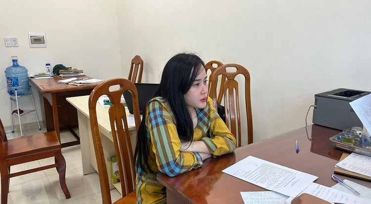 Ninh Thị Vân Anh đã nộp một phần tiền để khắc phục hậu quả. Ảnh: Lê Huân