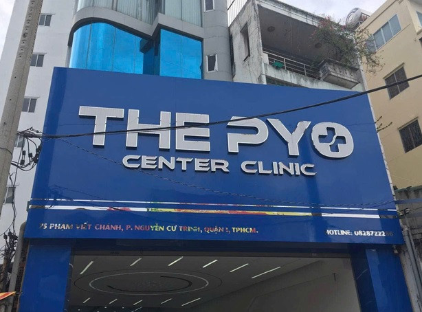 Phòng khám chuyên khoa Thẩm mỹ The Pyo (75 Phạm Viết Chánh, phường Nguyễn Cư Trinh, Quận 1, TP HCM) bị tước quyền sử dụng giấy phép hoạt động 2 tháng - Ảnh Tạp chí Thương Trường.
