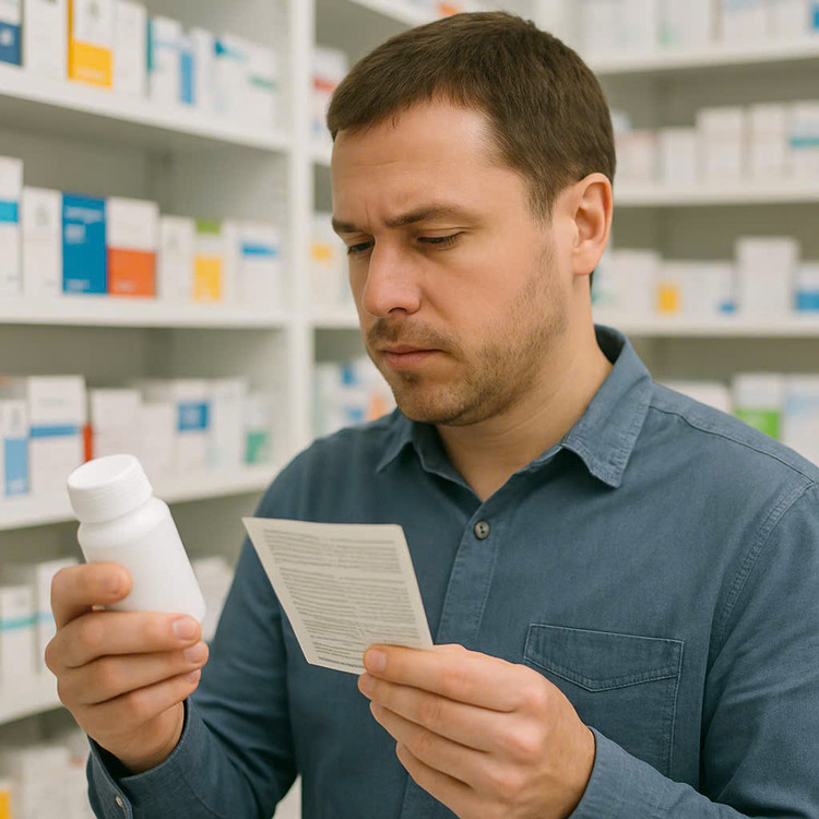 Kiểm tra kỹ nhãn mác khi mua thuốc/ Hình minh hoạ