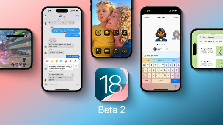 Apple phát hành iOS 18 developer beta 2 với nhiều tính năng mới. Ảnh minh họa