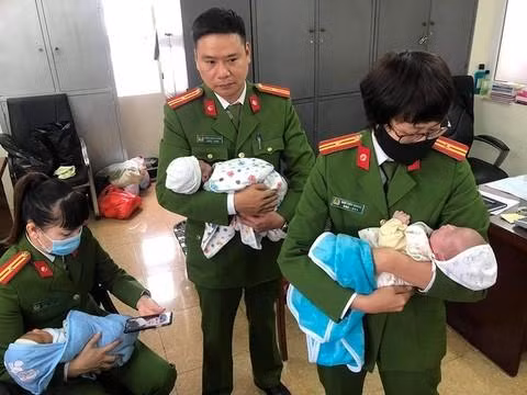 Lực lượng Công an giải cứu các cháu bé trong một đường dây mua bán trẻ sơ sinh. (Ảnh minh hoạ).