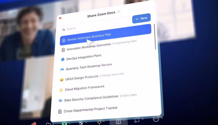 Zoom Docs sẽ cạnh tranh trực tiếp với Google Docs. Ảnh Zoom