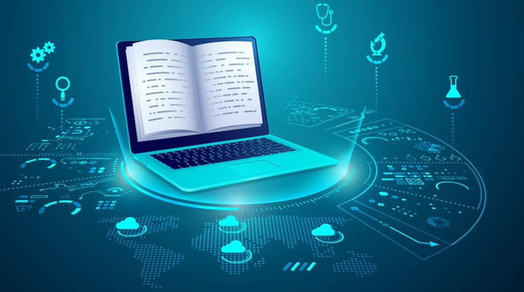 Nhờ công nghệ, ngồi nhà cũng có thể "học một sàng khôn". Ảnh: OpenGov Asia.