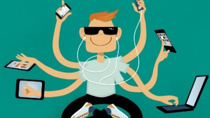 Giảm tối đa việc sử dụng các thiết bị điện tử. Ảnh minh họa