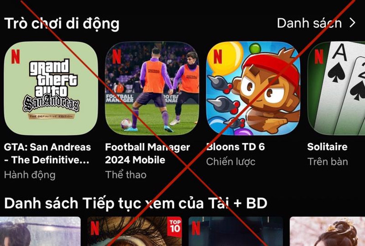 Netflix dừng quảng cáo, phát hành game trái phép tại Việt Nam ảnh 1