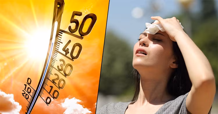 Dấu hiệu nhận biết sốc nhiệt do nắng nóng. Ảnh minh họa
