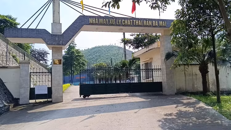 Nhà máy xử lý chất thải rắn Đá Mài.