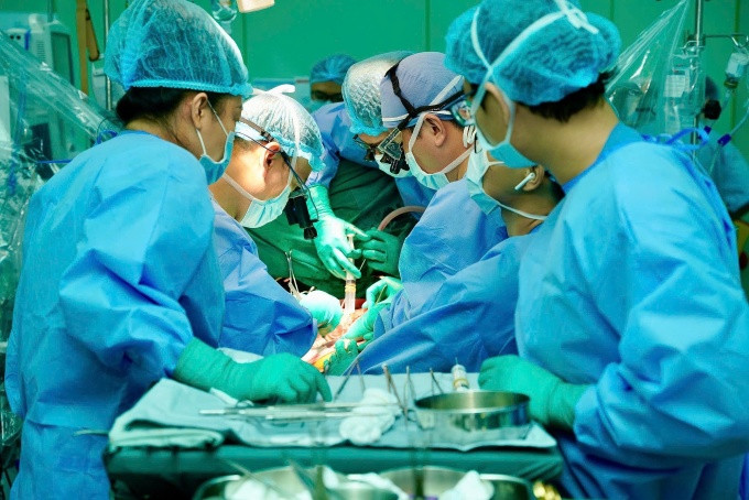 Ca ghép gan được thực hiện tại Bệnh viện Đại học Y dược TPHCM. Ảnh: Vietnamnet