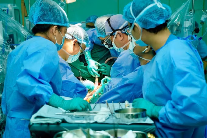 Ca ghép gan được thực hiện tại Bệnh viện Đại học Y dược TPHCM. Ảnh: Vietnamnet