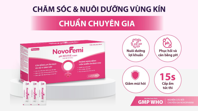 Sản phẩm Novofemi pH Revive Suppo