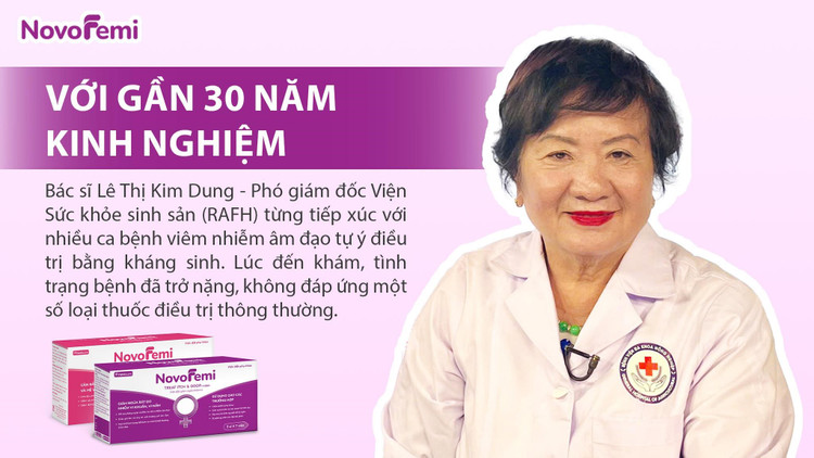 Bác sĩ Lê Thị Kim Dung - Phó giám đốc Viện Sức khỏe Sinh sản, nguyên bác sĩ Bệnh viện Phụ sản Hà Nội
