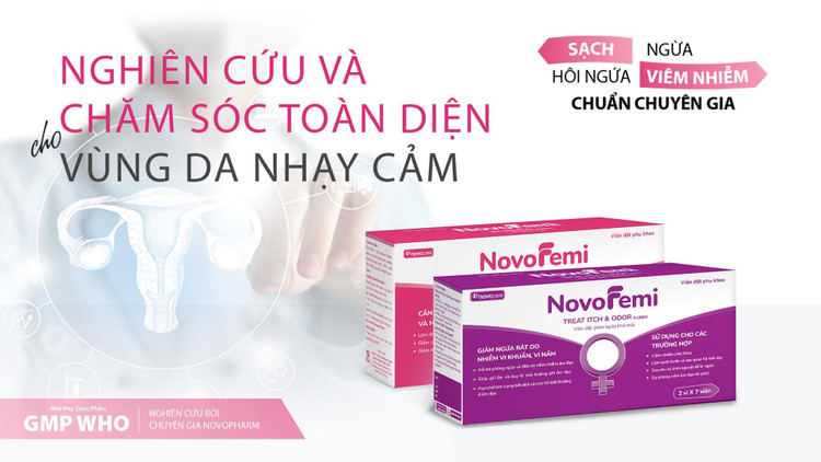Novofemi nghiên cứu và chăm sóc toàn diện cho vùng da nhạy cảm