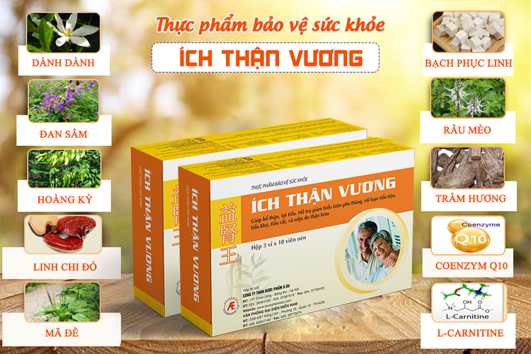 Ích Thận Vương - Dùng cho người suy thận, chạy thận