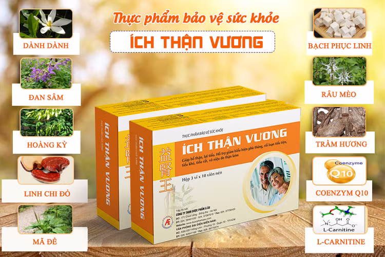 Ích Thận Vương - Dùng cho người suy thận, chạy thận