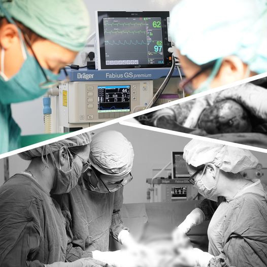 Ca phẫu thuật cắt u xơ tử cung cho bệnh nhân. Ảnh BVCC