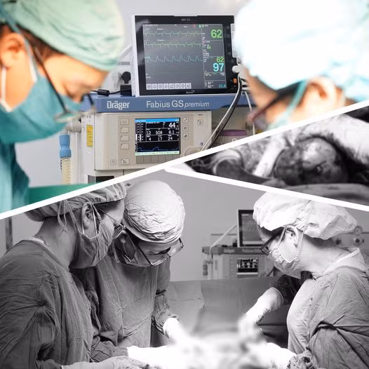 Ca phẫu thuật cắt u xơ tử cung cho bệnh nhân. Ảnh BVCC