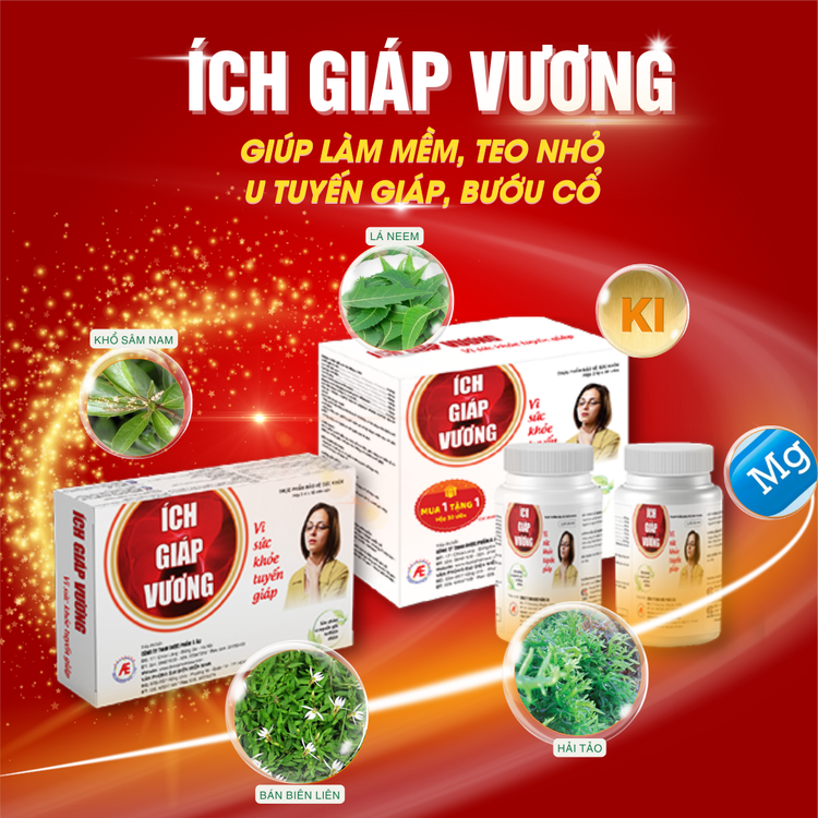 Ích Giáp Vương giúp ngăn chặn u/nhân tuyến giáp phát triển