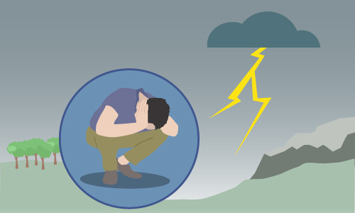 Quy tắc phòng, tránh sét khi mưa giông cần nhớ. Ảnh minh họa