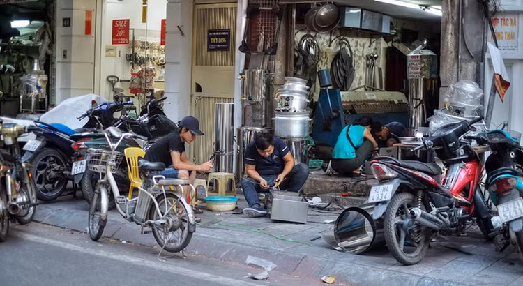 Độc đáo nghề làm đồ thiếc