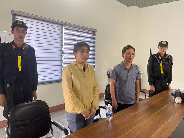 Đối tượng Mai Huỳnh Lệ Thu và Lại Phú Hợp.