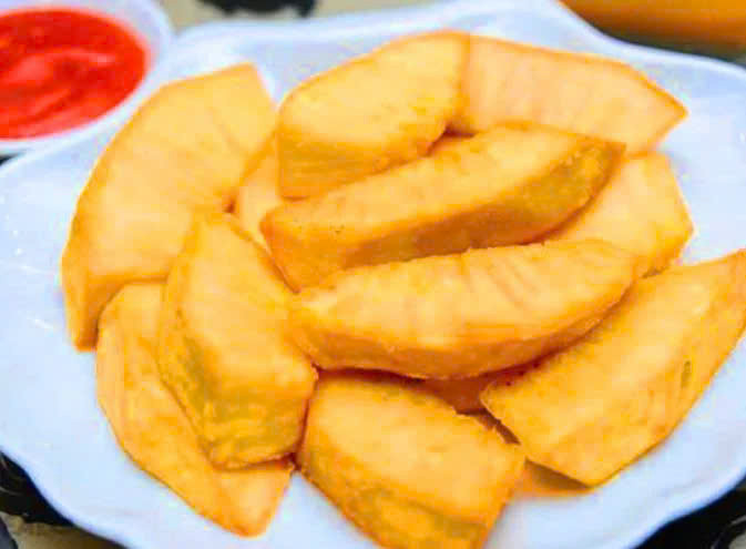 Món sa kê chiên giòn. Ảnh minh họa