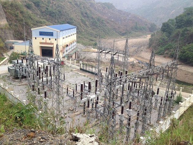 Nhà máy Thuỷ điện Nậm He. Ảnh Báo Thanh tra