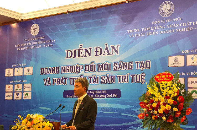 Ông Đinh Hữu Phí – Cục trưởng Cục sở hữu trí tuệ - Bộ Khoa học và Công nghệ