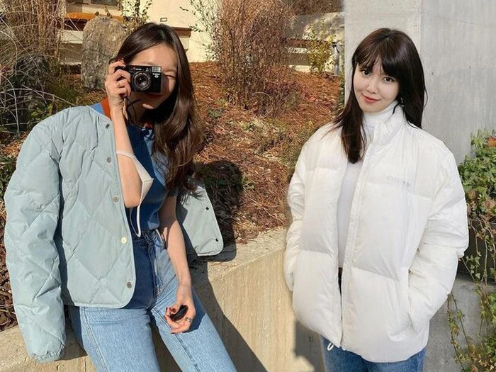 Bí kíp của các mỹ nhân Hàn chính là chọn áo phao dáng lửng. Ảnh minh họa