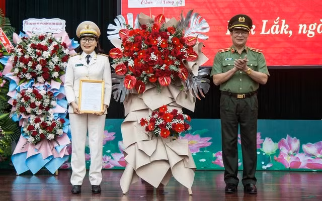 Thiếu tướng Nguyễn Thị Xuân được điều động giữ chức vụ Phó Giám đốc Công an tỉnh Đắk Lắk.