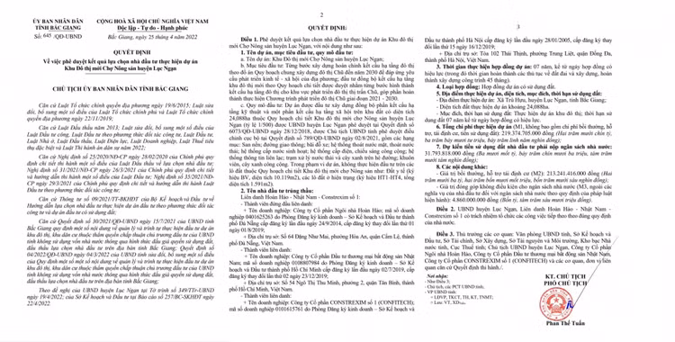 Quyết định 645/QĐ-UBND