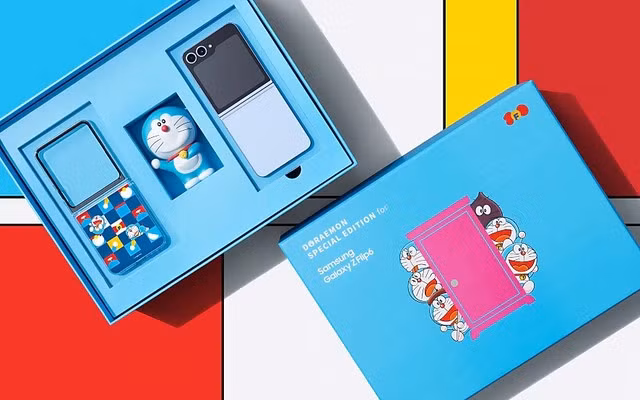 Galaxy Z Flip6 Doraemon Edition ra mắt giá 34.82 triệu đồng có gì đặc biệt? Ảnh Cellphone