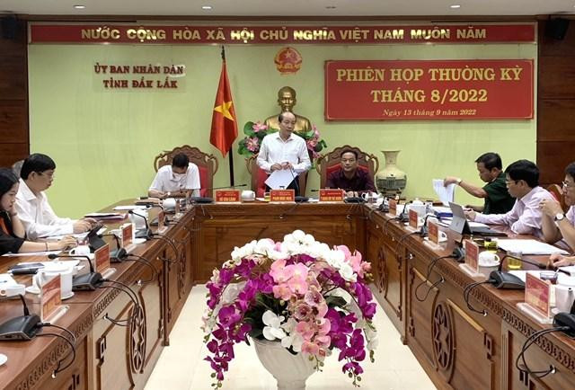 Tại phiên họp thường kỳ 13/9, Chủ tịch UBND tỉnh Đắk Lắk Phạm Ngọc Nghị chỉ đạo việc giải ngân nguồn vốn công.