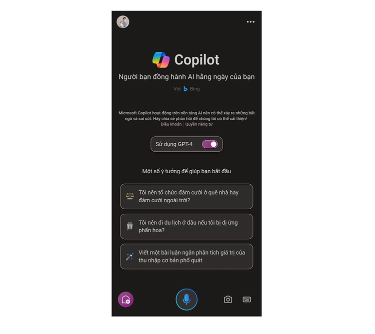 Microsoft chính thức mang trợ lý ảo A.I Copilot lên nền tảng Android ảnh 1