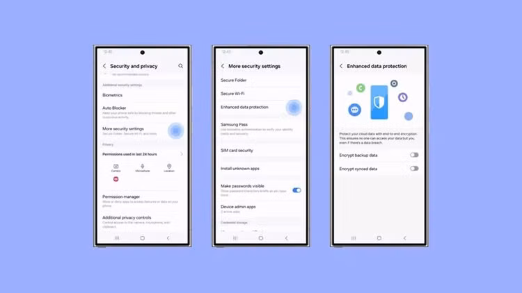 Chia sẻ riêng tư qua Quick Share. Ảnh Internet