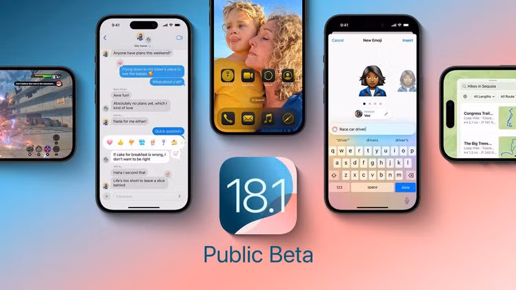 Đã có iOS 18.1 Public Beta để trải nghiệm AI, bạn đã cập nhật chưa?. Ảnh minh họa