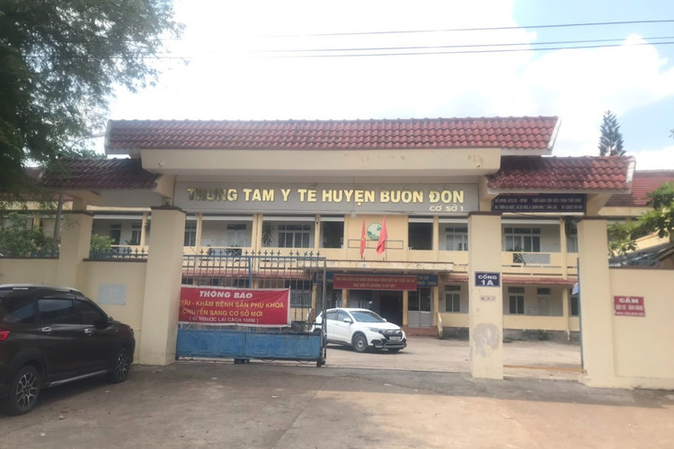 Trung tâm Y tế huyện Buôn Đôn. Ảnh Vietnamnet