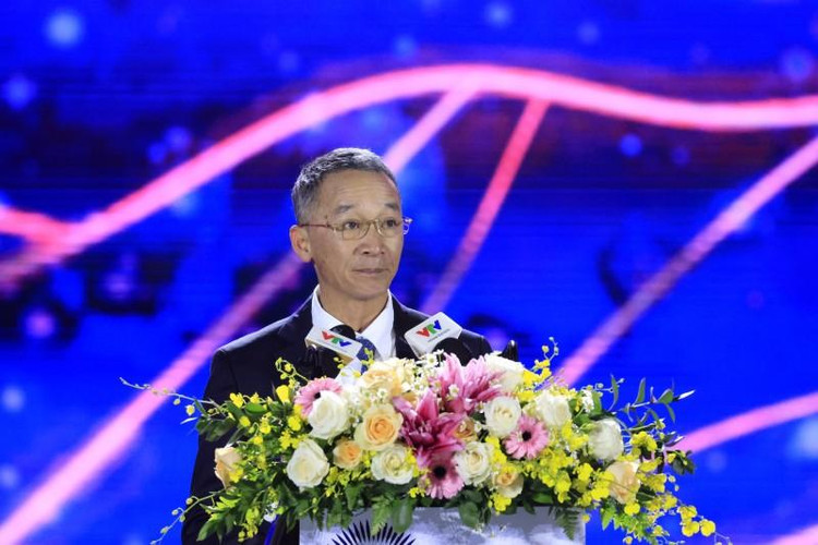 Ông Trần Văn Hiệp – Phó Bí thư Tỉnh ủy, Chủ tịch UBND tỉnh Lâm Đồng phát biểu chào mừng buổi Lễ.