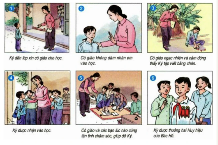 Câu chuyện &quot;Bàn chân kì diệu&quot; về thầy Nguyễn Ngọc Ký được đưa vào sách giáo khoa (Ảnh chụp lại màn hình).