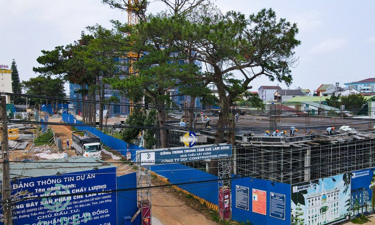 Dự án Trung tâm Kiểm tra chất lượng và trưng bày sản phẩm chè Lâm Đồng tại số 280, đường Trần Phú, phường Lộc Sơn, Tp Bảo Lộc.