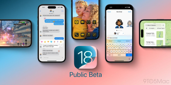 Apple chính thức phát hành phiên bản Public Beta đầu tiên của iOS 18. Ảnh 9to5Mac Apple chính thức phát hành phiên bản Public Beta đầu tiên của iOS 18. Ảnh 9to5Mac