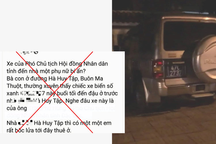 Thông tin gây hiểu lầm đăng tải trên mạng xã hội.