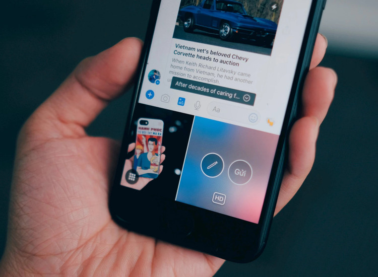 Messenger chính thức cập nhật tính năng gửi ảnh HD. Ảnh minh họa