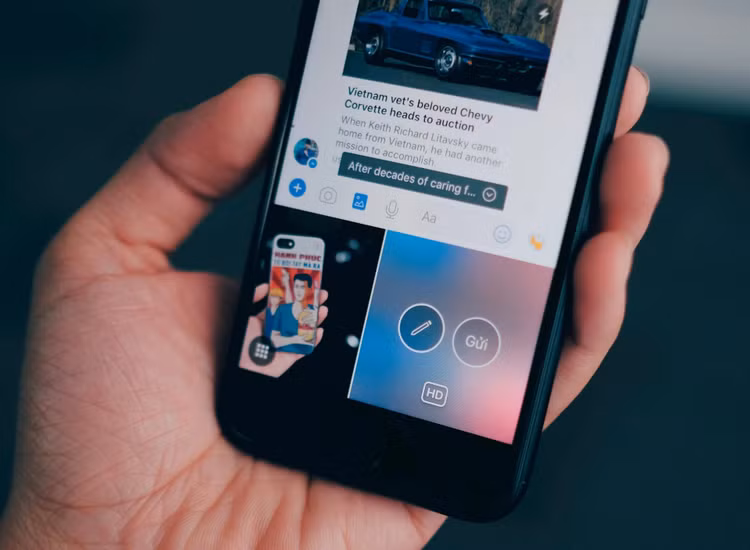 Messenger chính thức cập nhật tính năng gửi ảnh HD. Ảnh minh họa